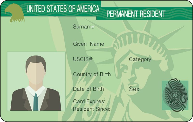 Green Card-U.S. government officials-beautiful United States.